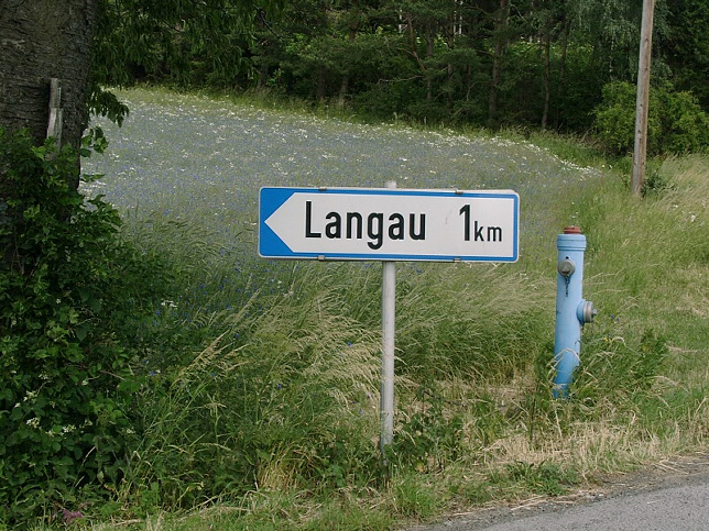 Langau, Wegweiser