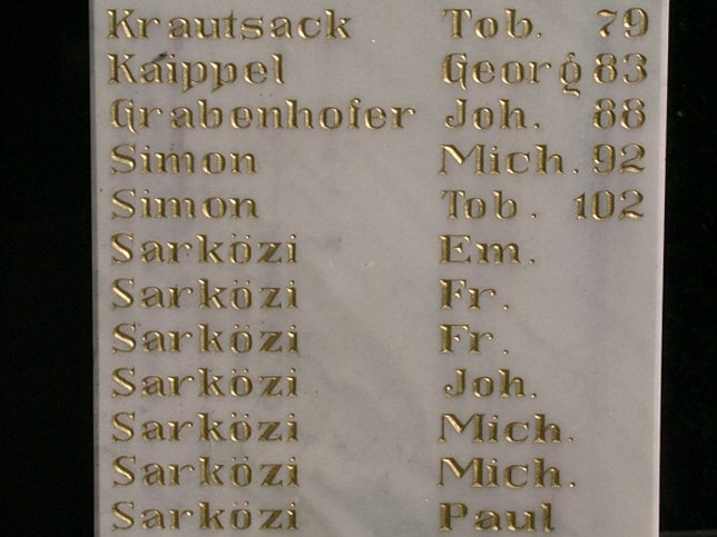 Unterschtzen, Kriegerdenkmal