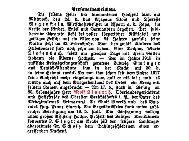 Adolf Linerth (Vater)