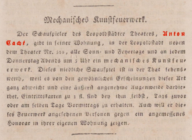 Anton Cach� (auch Cache�)