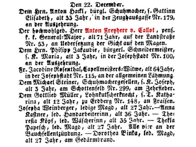 Anton Franz Freiherr von Callot