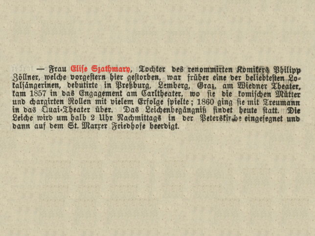 Elise von Szathm�ry