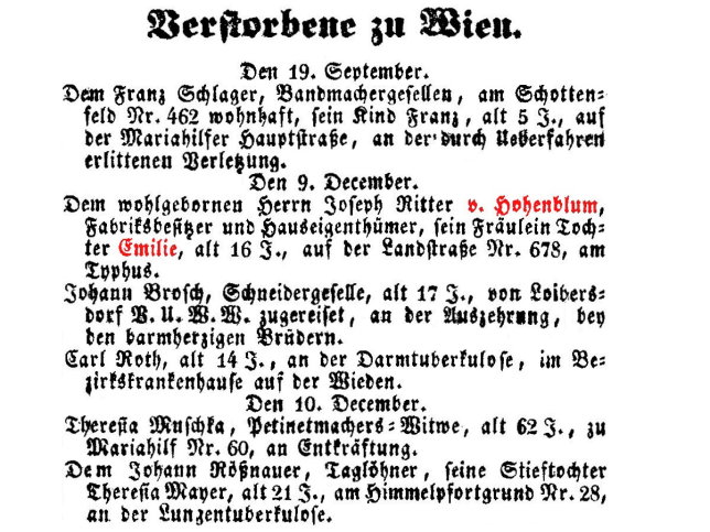 Emilie von Hohenblum