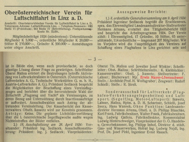 Erwin Mayer von Lwenschwerdt