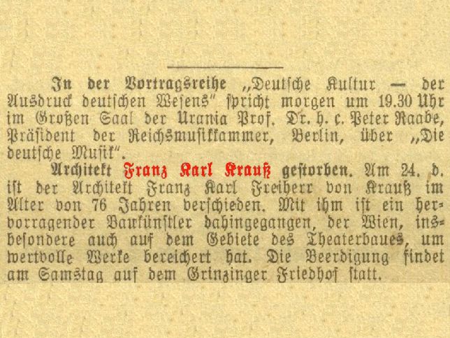 Franz Karl von Krau (Architekt)