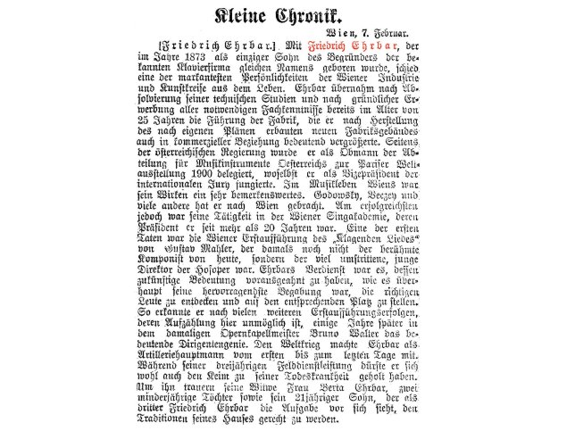 Friedrich Ehrbar junior