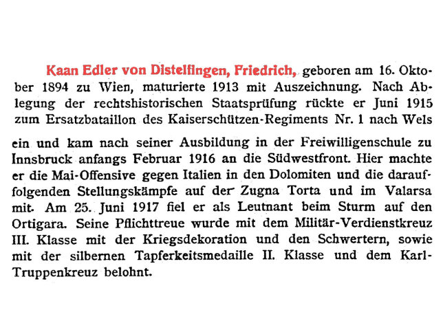 Friedrich Kaan Edler von Distelfingen
