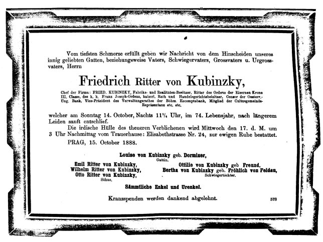 Friedrich Ritter von Kubinzky