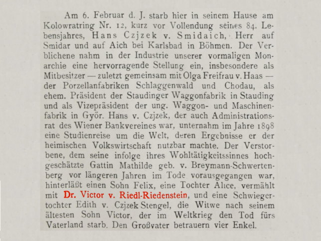 Johann von Czjzek-Smidaich