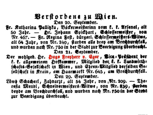 Hugo Freyherr von Eger