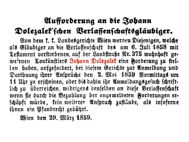 Johann Emanuel Dole��lek