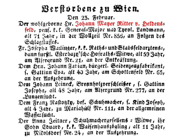 Johann Mayer Ritter von Heldensfeld