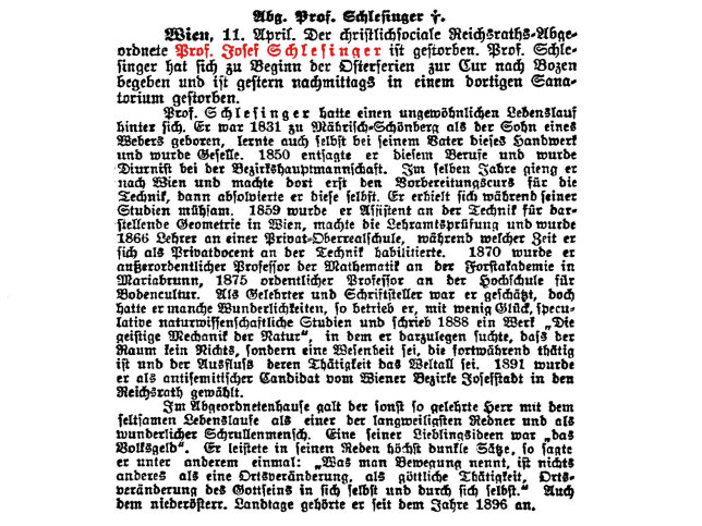 Josef Schlesinger