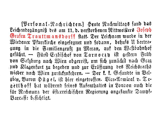 Josef von und zu Trauttmansdorff-Weinsberg