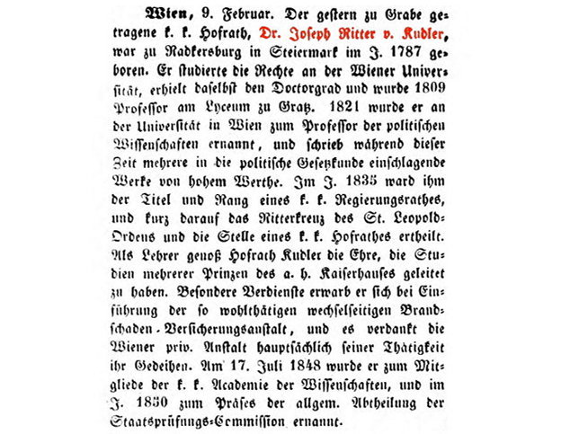 Josef Ritter von Kudler