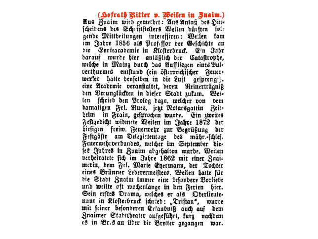 Joseph von Weilen