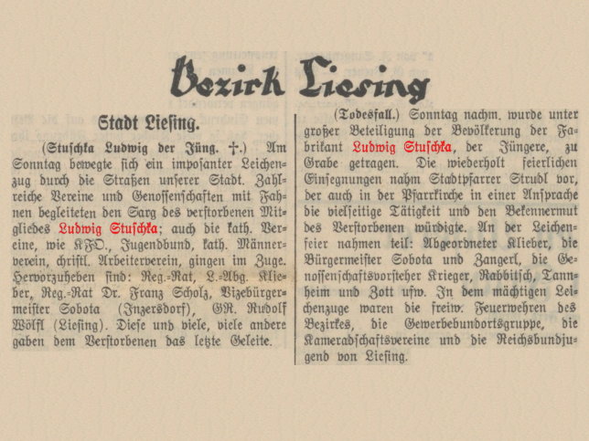 Ludwig Stuschka, der J�ngere