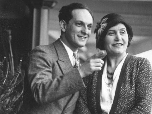 Josef Schildkraut und Maria Olszewska
