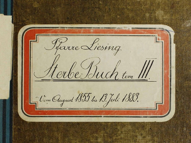 Matricula Online, Sterbebuch