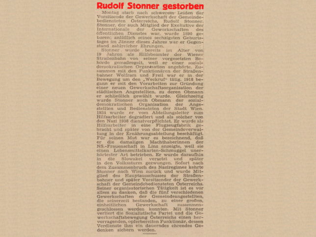 Rudolf Stonner