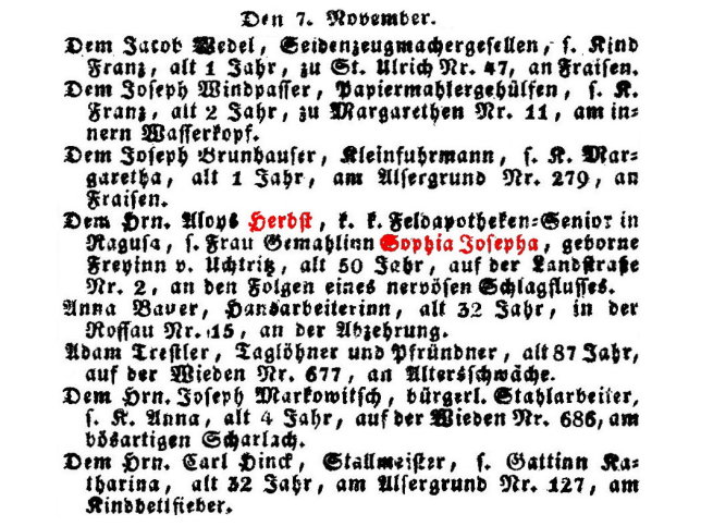 Sophie Josepha von Herbst