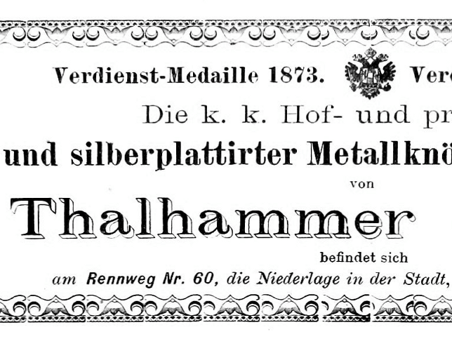 Werbung von Thalhammer & Welzl