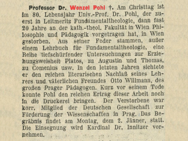 Wenzel Pohl