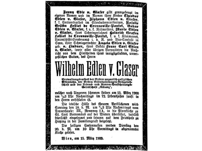 Wilhelm Edler von Glaser