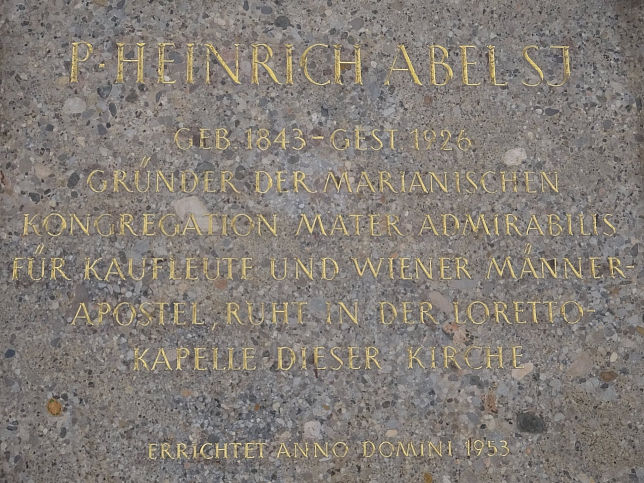 Gedenktafel Heinrich Abel