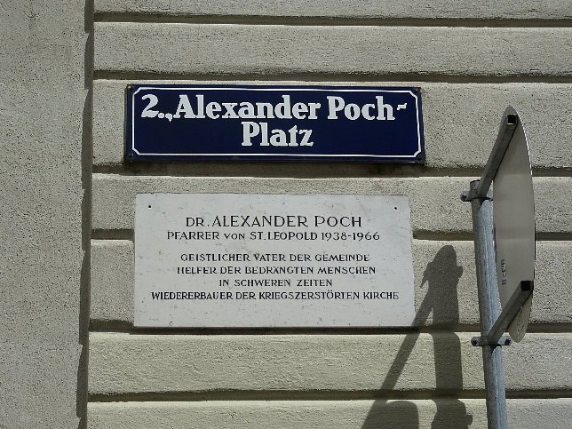 Alexander Poch Gedenktafel