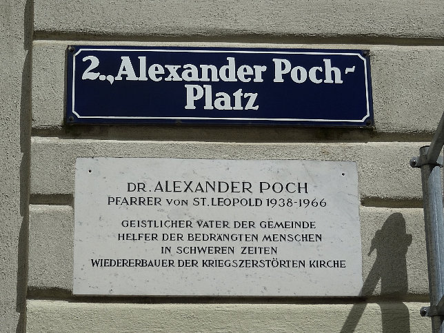 Alexander Poch Gedenktafel