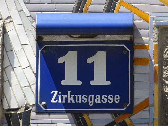 Wandmosaik Zirkusgasse 11