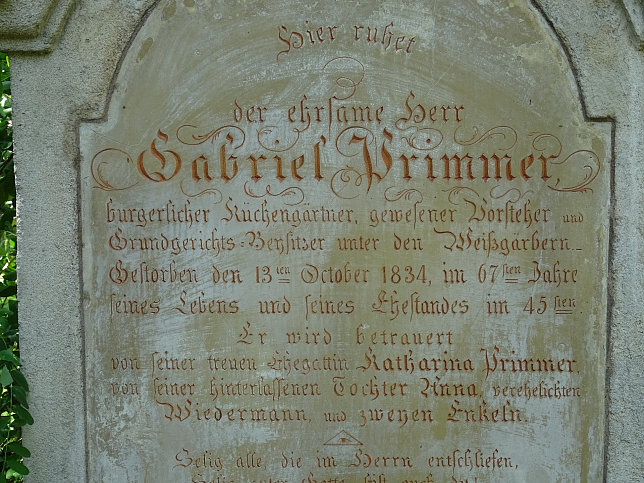 Josef Kriegler, Katharina und Gabriel Primmer