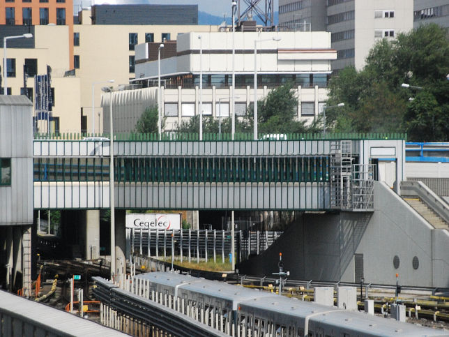 Fugehersteg Betriebsbahnhof