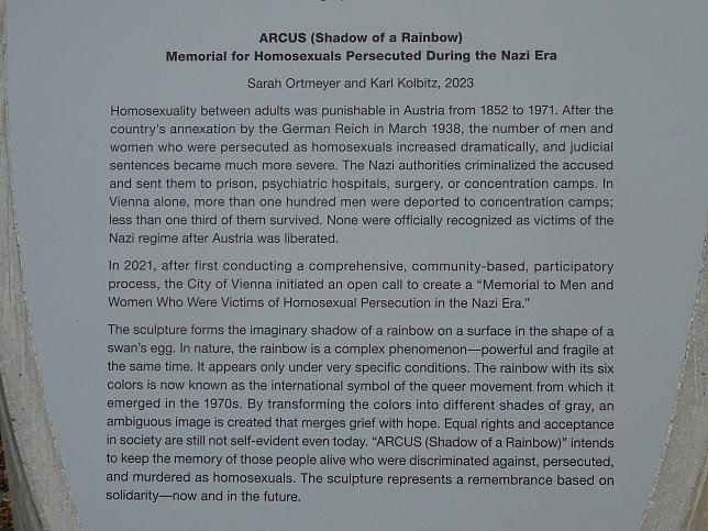 Arcus, Denkmal fr homosexuelle NS-Opfer
