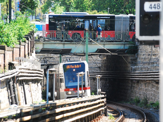 Brcke im Zuge Koppstrae / Neustiftgasse