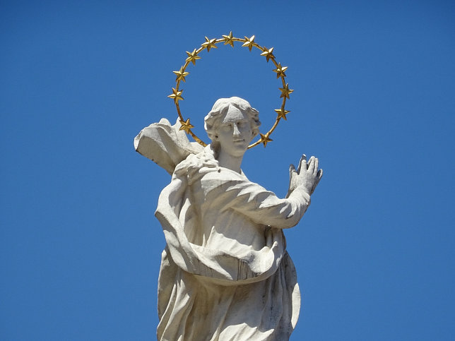 Mariens�ule am Jodok-Fink-Platz