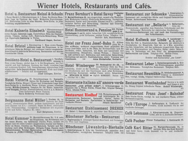 Restaurant Riedhof