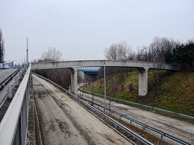 Fugehersteg ber den A 23 Zubringer B225 12