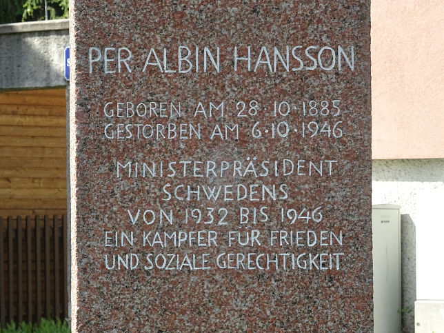 Per-Albin-Hansson-Denkmal