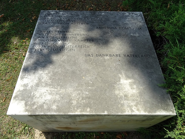 Denkmal fr 1022 jugoslawische Kmpfer
