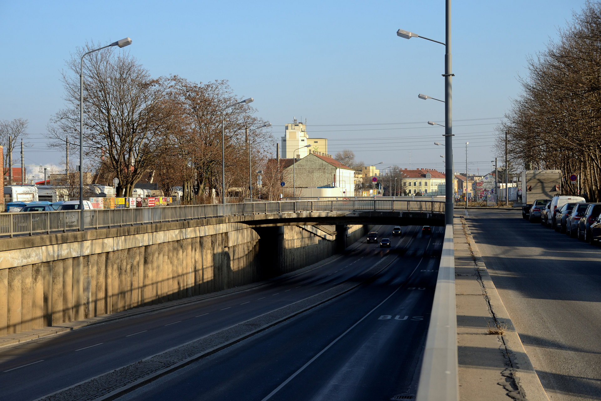 Wien - Brücken - Unterfahrung Schwechat