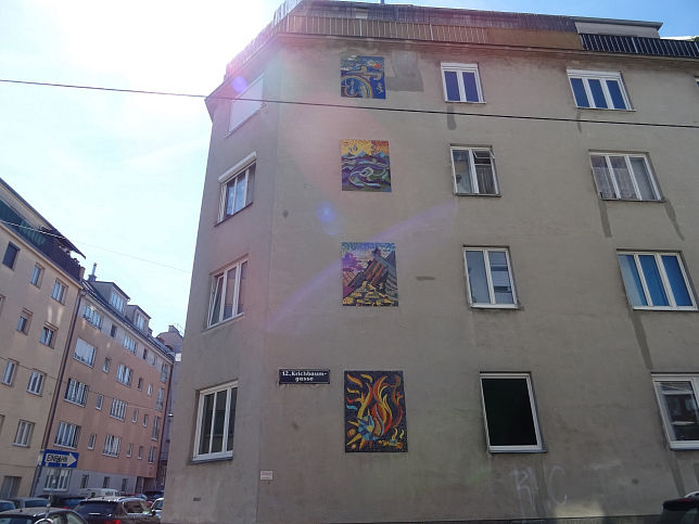 Mosaik Ecke Krichbaumgasse 19 und Ignazgasse 24