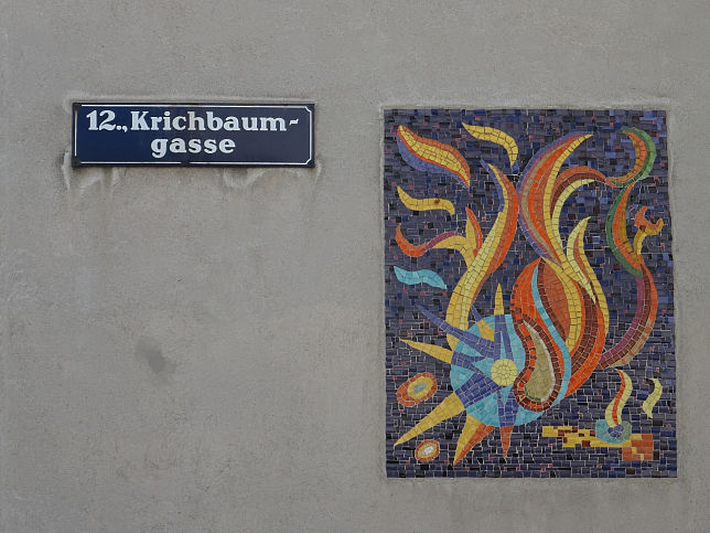 Mosaik Ecke Krichbaumgasse 19 und Ignazgasse 24