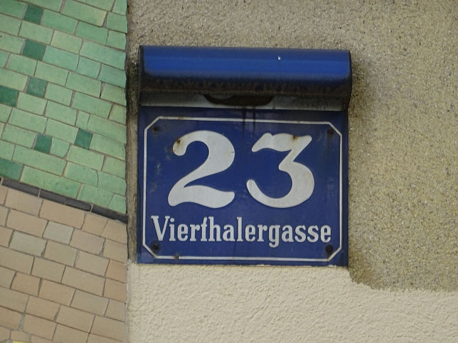 Mosaik in der Vierthalergasse, von Franz Molt