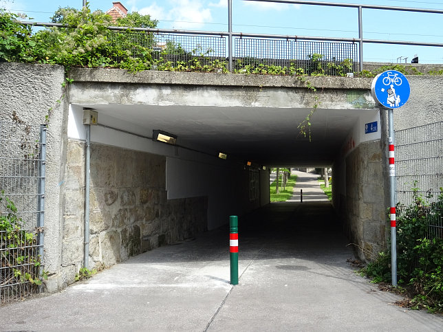 Eisenbahnbrcke der Donaulndebahn ber die Wattmanngasse