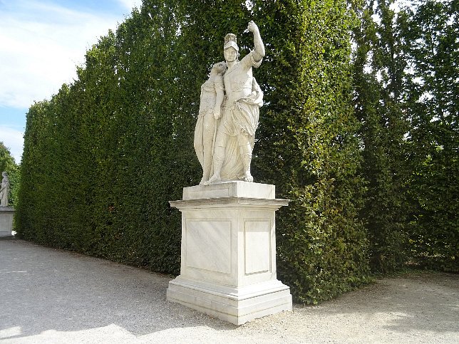 Schloss Schnbrunn, Statue Brutus und Lucretia (03)