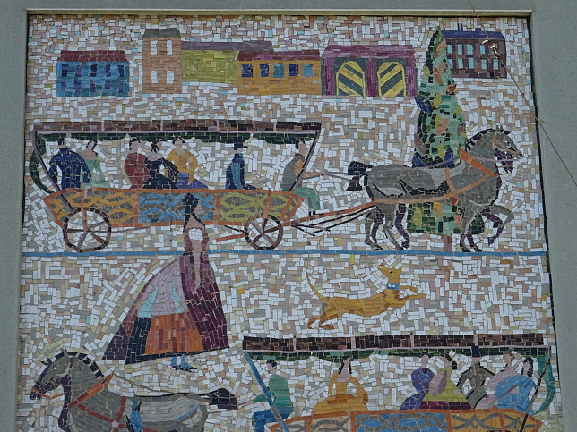 Mosaik 'Die Zeiserlwagen'