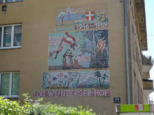 Sgraffito am Lois Weinberger-Hof