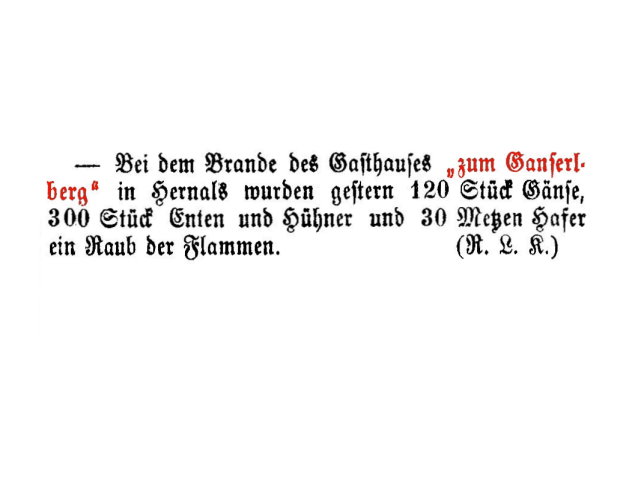 Gasthaus zum Ganserlberg